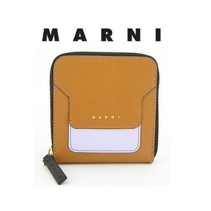 ラウンドジップ(ファスナー) MARNI x 折りたたみ財布(レディース ...