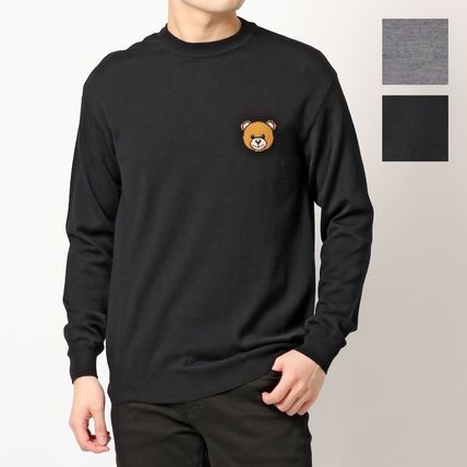 MOSCHINO COUTURE! ニット A0902 5200 テディベア ウール (Moschino 保障できる MOSCHINO COUTURE モスキーノ クルーネック スウェット 50 スウェット