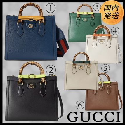 ブラック（黒）系 GUCCI DIANA(グッチ ダイアナ) トートバッグ