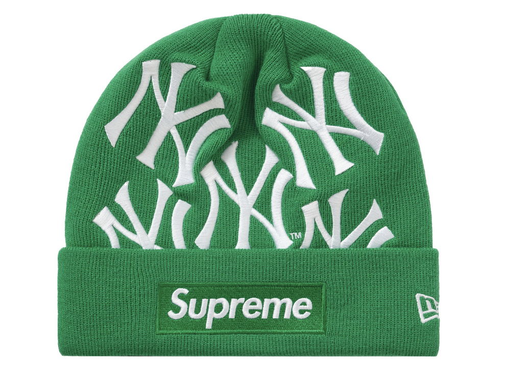 ☆Supreme x NY Yankees☆送関込☆おしゃれ好き必須のニット帽