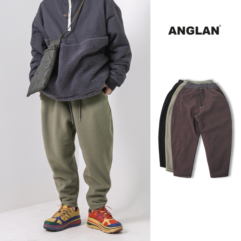 【ANGLAN】Basic Fleece Volume Pants