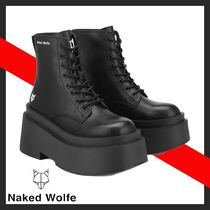 サターン 厚底ブーツ ネイキッドウルフ (Naked Wolfe/ショート おしゃれ商品 Naked Wolfe インパクト:US8 レア ブーツ ネイキッドウルフ 厚底 ブーツ