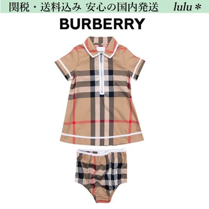 関税込 SS22☆BURBERRY BABYチェックストレッチコットンドレス 関税込 SS22☆BURBERRY BABYチェックストレッチコットンドレス