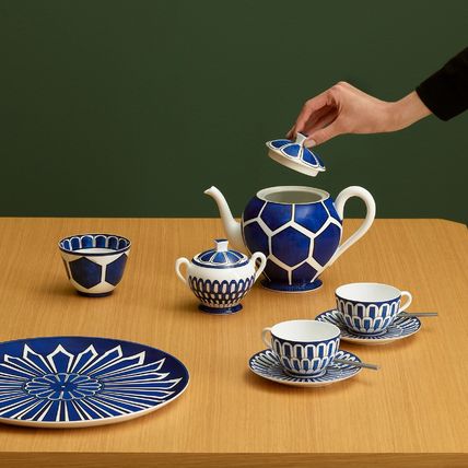 Shop HERMES Bleus dAilleurs Bleus d'ailleurs coffee cup and saucer ...