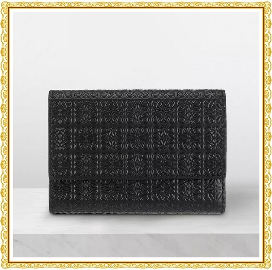 【関税送料込】LOEWE Small Leather Anagram Wallet 財布