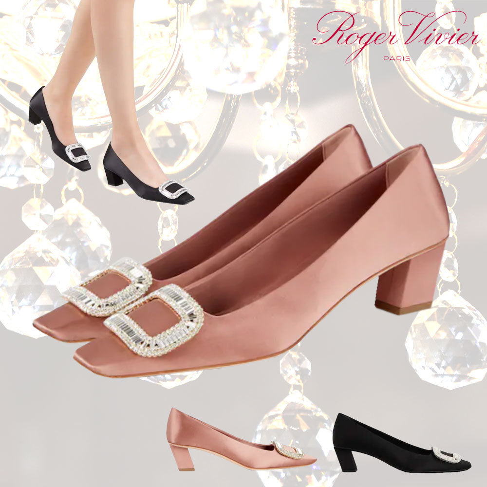 【Roger Vivier】ベルヴィヴィエ ピルグリム バックル パンプス パンプス 【Roger Vivier】ベルヴィヴィエ ピルグリム バックル パンプス パンプス