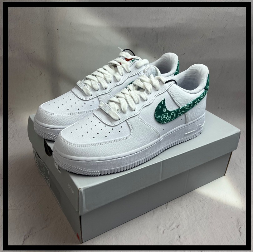 関税込☆NIKE★Air Force 1 '07 Essential Paisley Green★22-29