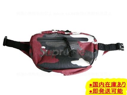 Shop Supreme 2021 SS 21SS ◇ Supreme ◇ Waist Bag Shoulder Bag Red Camouflage  (Waist Bag) by micce