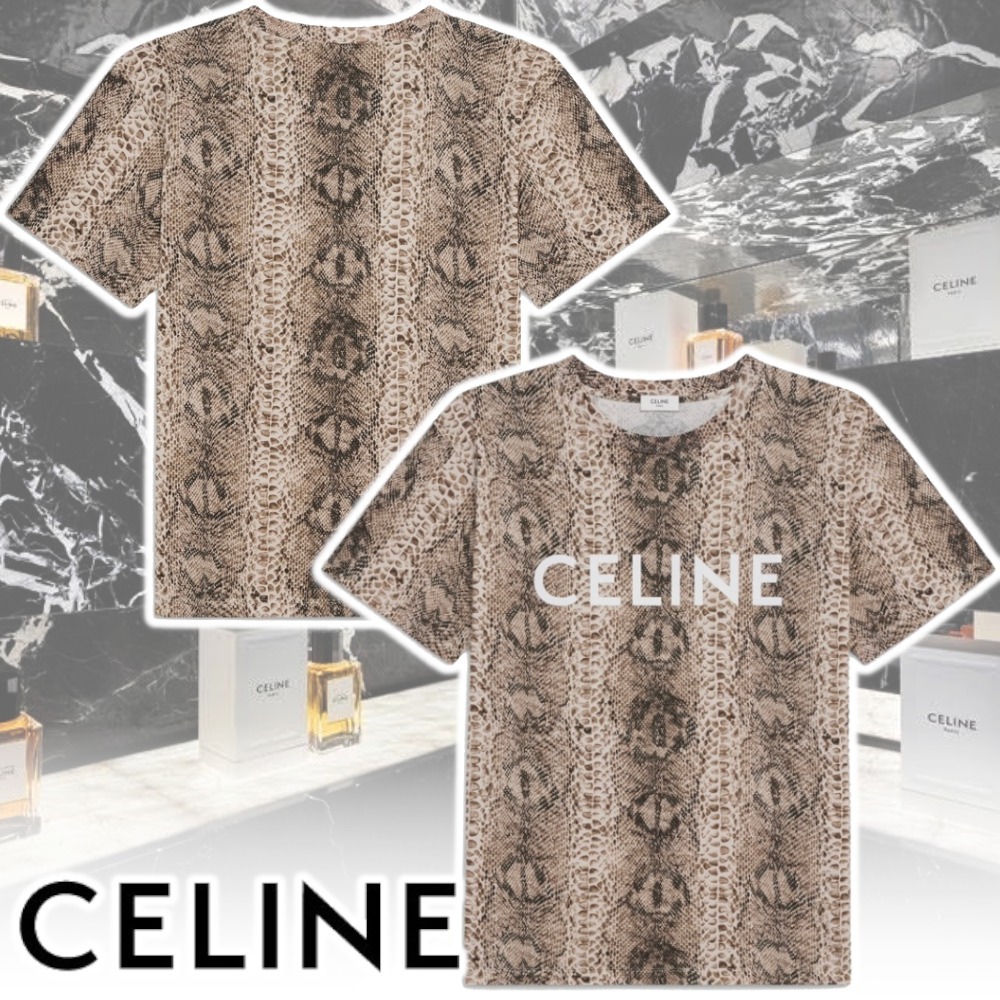 全てのアイテム 新作★CELINE☆ルーズ Tシャツ☆コットン☆半袖☆ロゴ☆ブラウン Tシャツ・カットソー 全てのアイテム 新作★CELINE☆ルーズ Tシャツ☆コットン☆半袖☆ロゴ☆ブラウン Tシャツ・カットソー