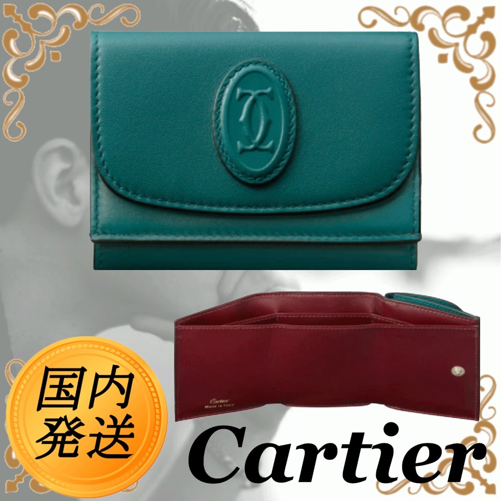 【初売り】 【国内発送★Cartier】マストドゥカルティエ 三つ折りウォレット 折りたたみ財布 【初売り】 【国内発送★Cartier】マストドゥカルティエ 三つ折りウォレット 折りたたみ財布