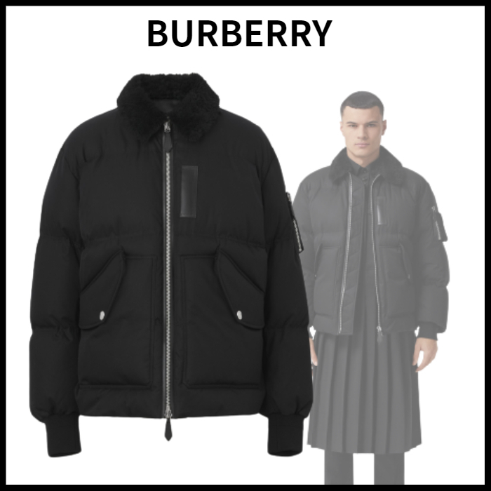 *新作*BURBERRY コットンギャバジン パファージャケット 大流行中!