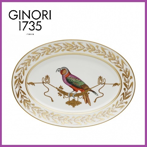 GINORI 1735★Voliere オーバルプラッター / 豪華な大皿 40cm 食器(皿) GINORI 1735★Voliere オーバルプラッター / 豪華な大皿 40cm 食器(皿)