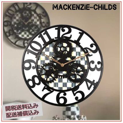 マッケンジーチャイルズ コートリーチェック 壁掛け時計 Sサイズ (MACKENZiE-CHiLDS/時計) 44301-040【BUYMA】