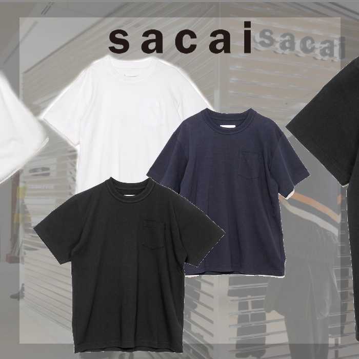sacai◇国内発 コットン Tシャツ 3色 直営店 関税込 シンプル Tシャツ sacai◇国内発 コットン Tシャツ 3色 直営店 関税込 シンプル Tシャツ