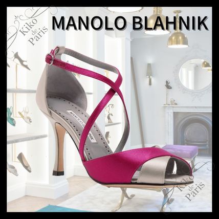 オープントゥ Manolo Blahnik x パンプス(レディース) - 海外通販のBUYMA