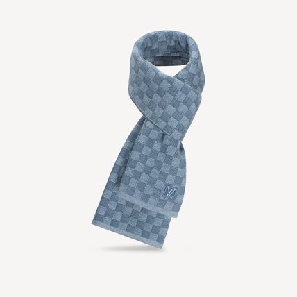 Louis Vuitton Damier Petit Damier Scarf, Grey