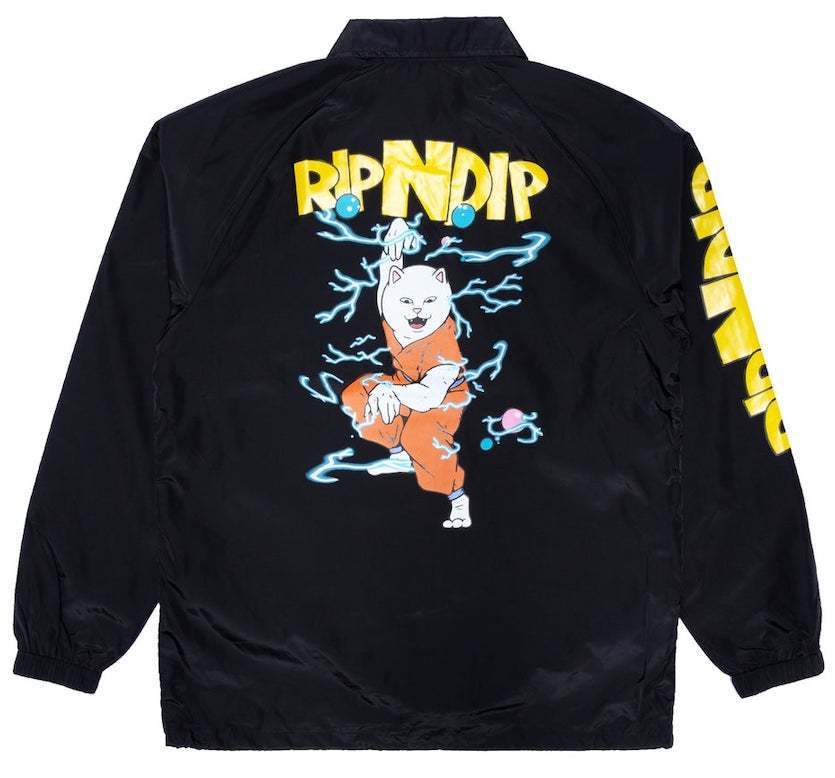 Ripndip Super Sanerm Coaches Jacket Black L コーチジャケット