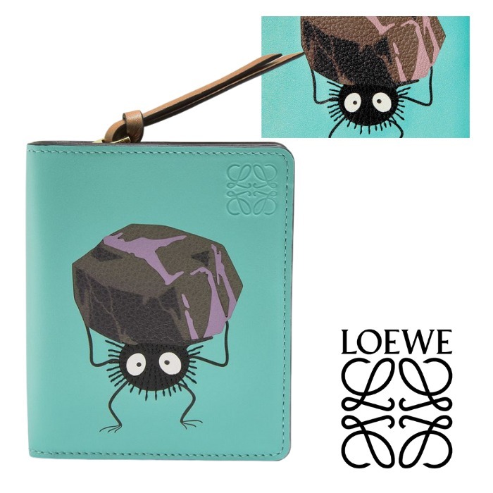 大人気【LOEWE】 千と千尋 コラボ コンパクト ジップ ウォレット 折りたたみ財布 大人気【LOEWE】 千と千尋 コラボ コンパクト ジップ ウォレット 折りたたみ財布