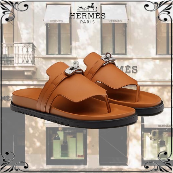 【最新作】HERMES サンダル 《アンピール》ケリーバックル 牛革 サンダル・ミュール 【最新作】HERMES サンダル 《アンピール》ケリーバックル 牛革 サンダル・ミュール