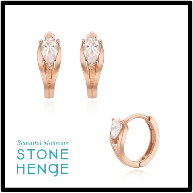 ★送料・関税込★STONE HENgE★14K ワンタッチ ピアス★正規品