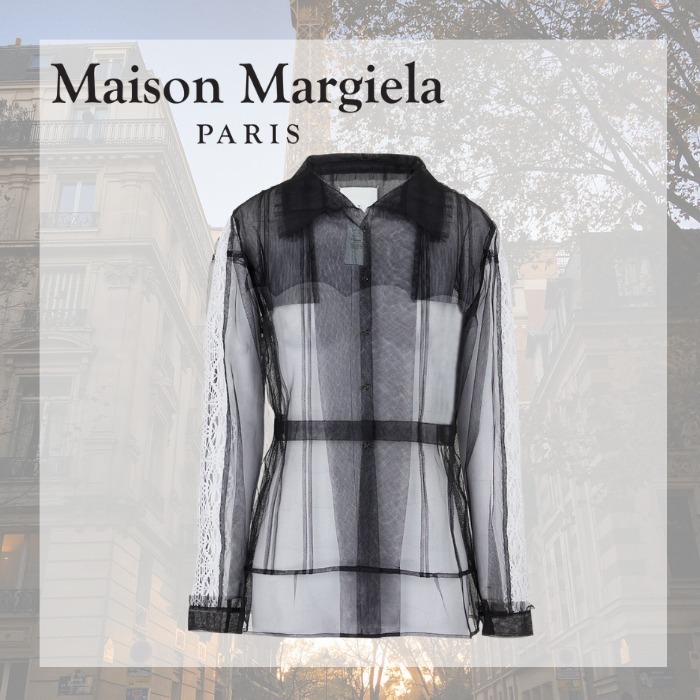 品質が 【Maison チュールシャドーシャツ Margiela】☆新作☆マルジェラ ブラウス・シャツ 品質が 【Maison チュールシャドーシャツ Margiela】☆新作☆マルジェラ ブラウス・シャツ