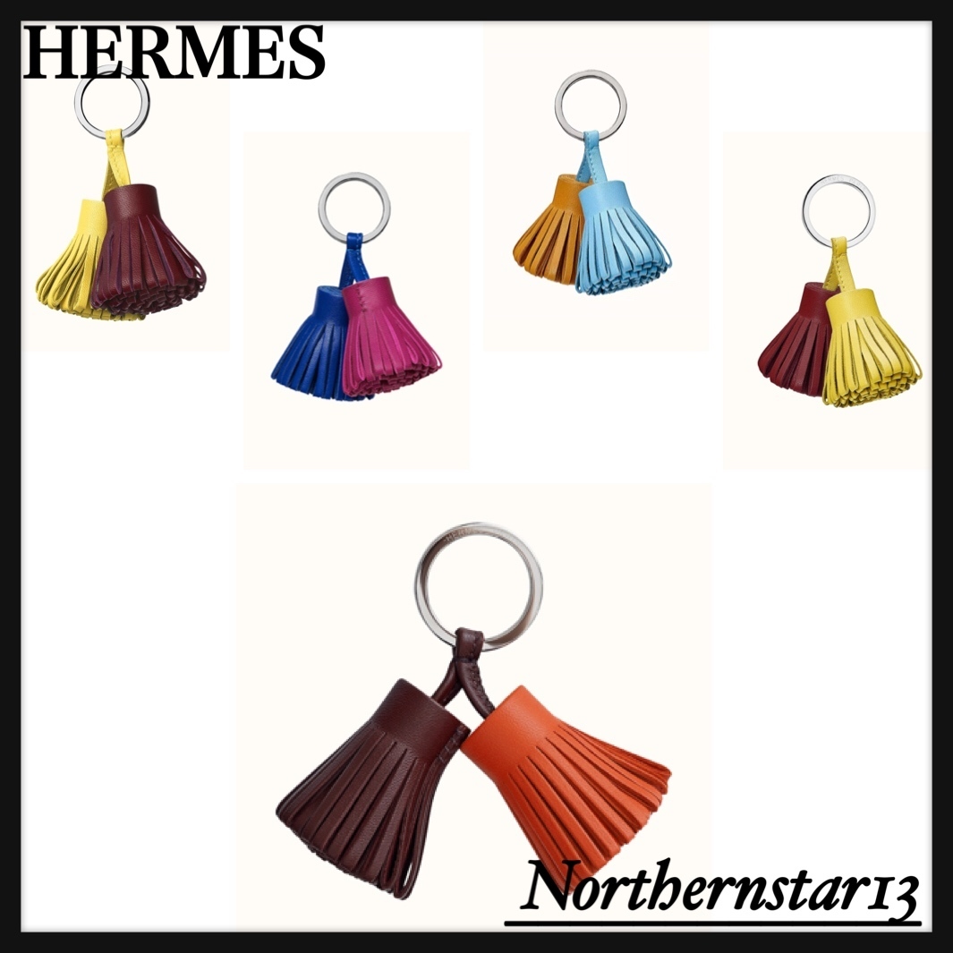【HERMES】Carmen Uno-Dos key ring*ツインキーリング*各色 キーホルダー・キーリング 【HERMES】Carmen Uno-Dos key ring*ツインキーリング*各色 キーホルダー・キーリング