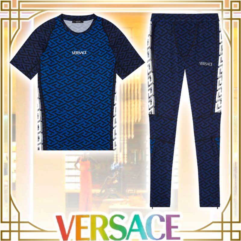 【VERSACE/ヴェルサーチェ】LaGrecaスポーツ Tシャツ&パンツ フィットネスその他 【VERSACE/ヴェルサーチェ】LaGrecaスポーツ Tシャツ&パンツ フィットネスその他