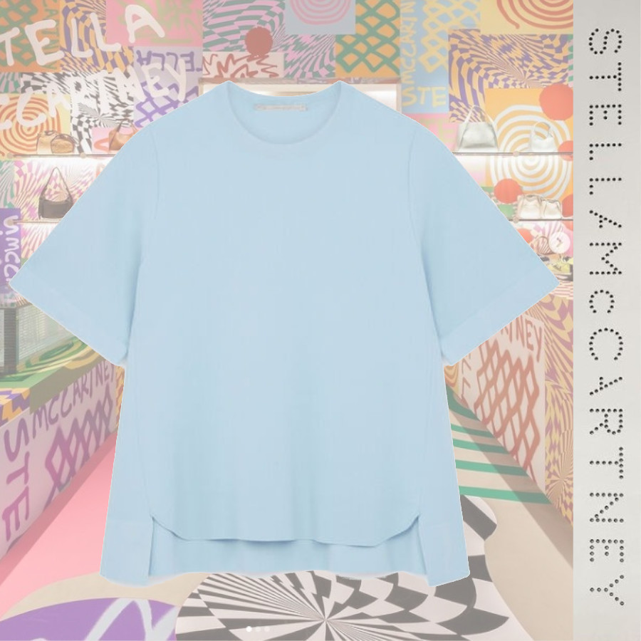 大好き 《Stella McCartney直営店》バック ドロップ裾 カットソー Tシャツ・カットソー 大好き 《Stella McCartney直営店》バック ドロップ裾 カットソー Tシャツ・カットソー