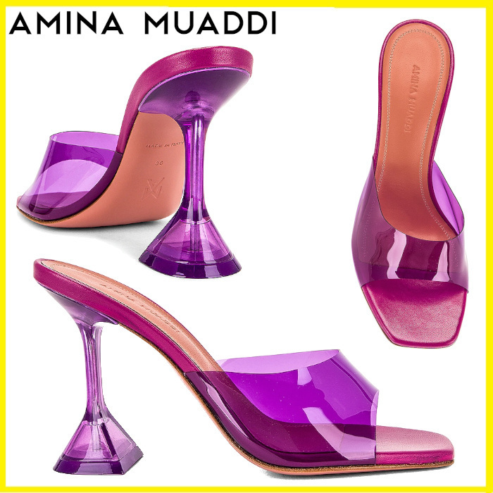 【大人気!】AMINA MUADDI☆Lupita Glass PVCサンダル 【国内配送】