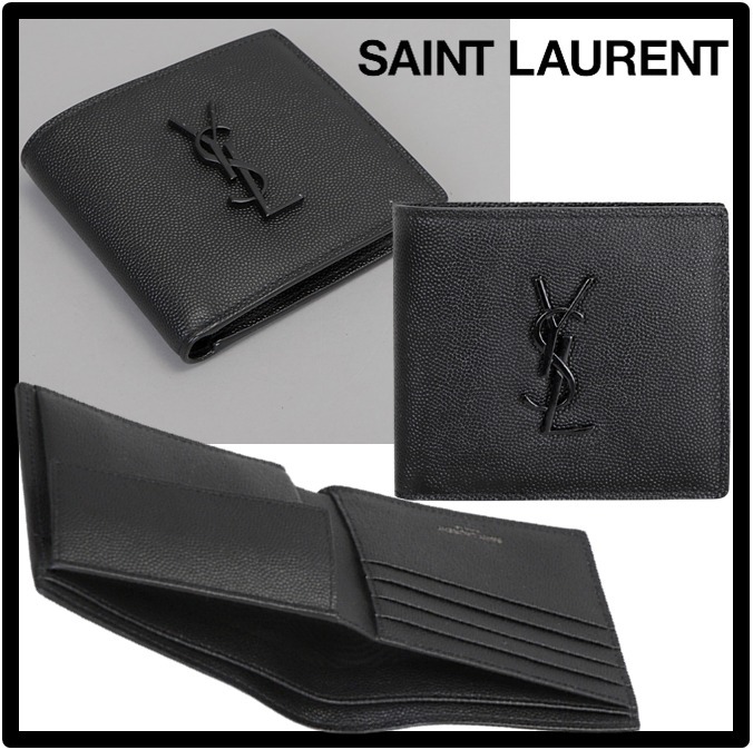 ★送料 関税込★SAINT LAURENT★YSLロゴ コンパートメント折財布 折りたたみ財布 ★送料 関税込★SAINT LAURENT★YSLロゴ コンパートメント折財布 折りたたみ財布