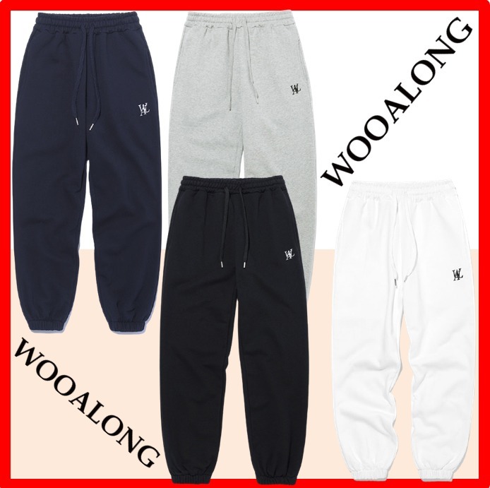 ☆人気☆【WOOALONG】☆Signature jogger pant.s(起毛)☆パン.ツ