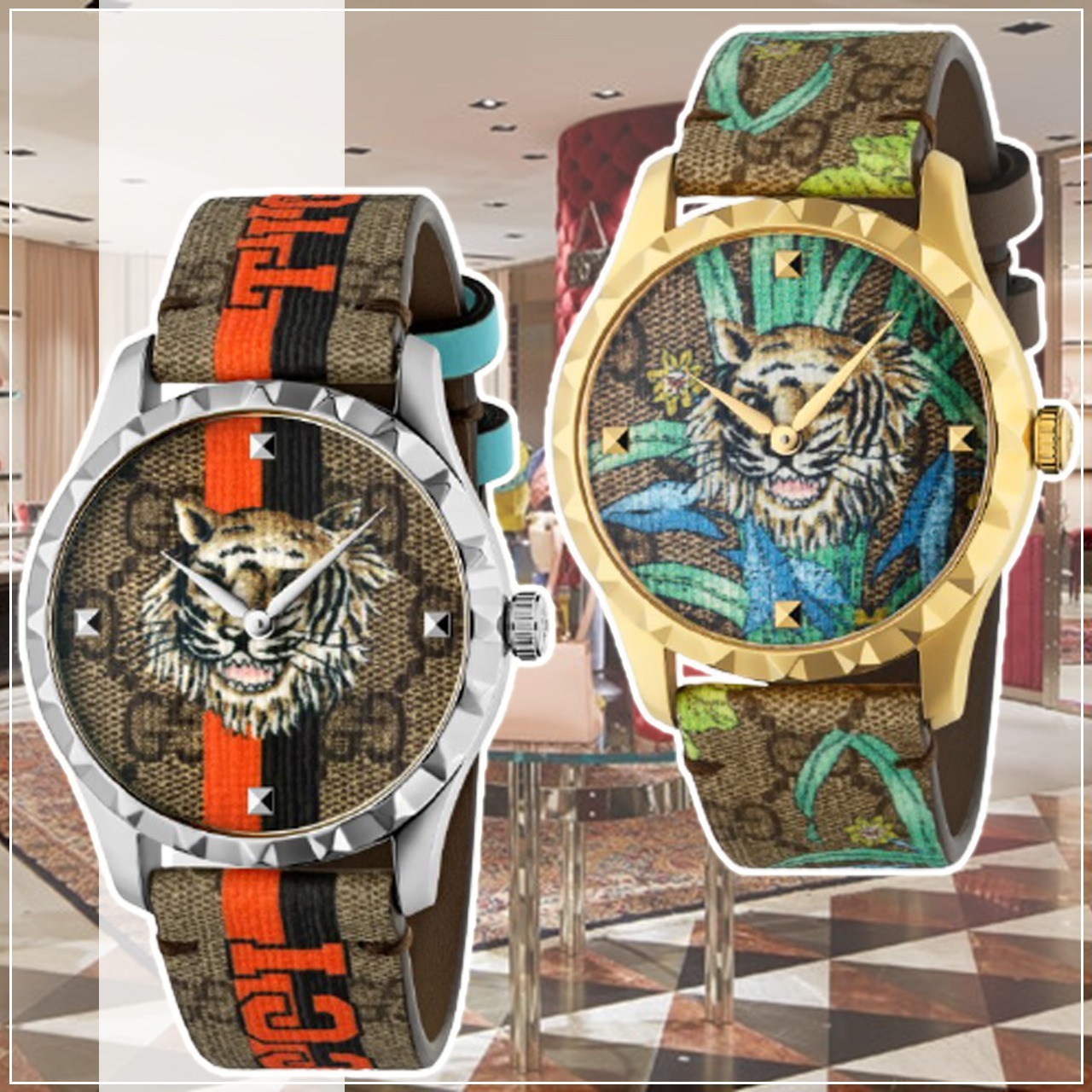 すぐ届く!新作G-タイムレスGUCCI TIGERウォッチ ギフトに最適 アナログ腕時計 すぐ届く!新作G-タイムレスGUCCI TIGERウォッチ ギフトに最適 アナログ腕時計