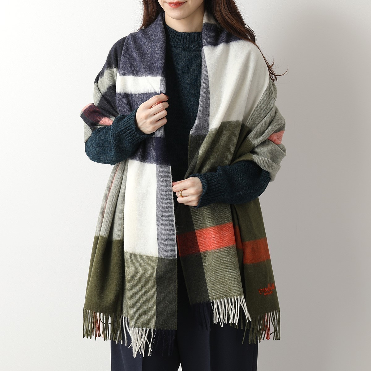 【新品本物】 Large マフラー Mulberry Check VS4246 Lambswool マフラー・ストール 【新品本物】 Large マフラー Mulberry Check VS4246 Lambswool マフラー・ストール