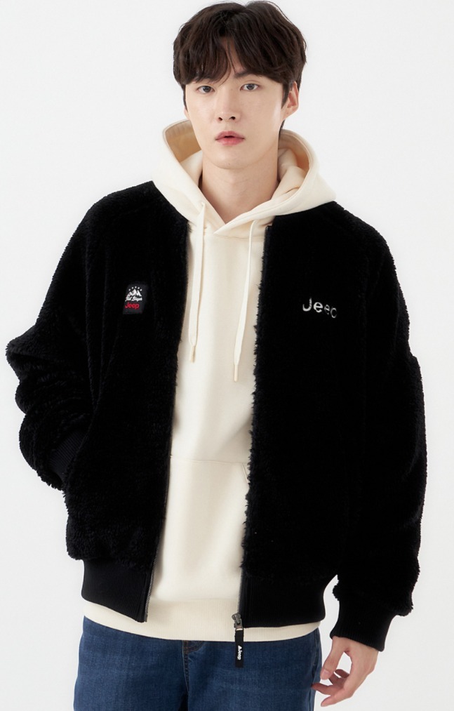 JEEP フリースジャケット ☆韓国の人気☆【JEEP】☆Fleece Varsity Jacke.t☆関税込☆(3)