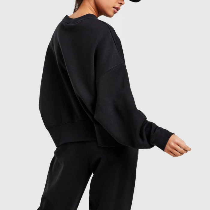 Nike スウェット・トレーナー 【注目アイテム】Nike Women Swoosh Oversized Crop Sweat Shirt(3)