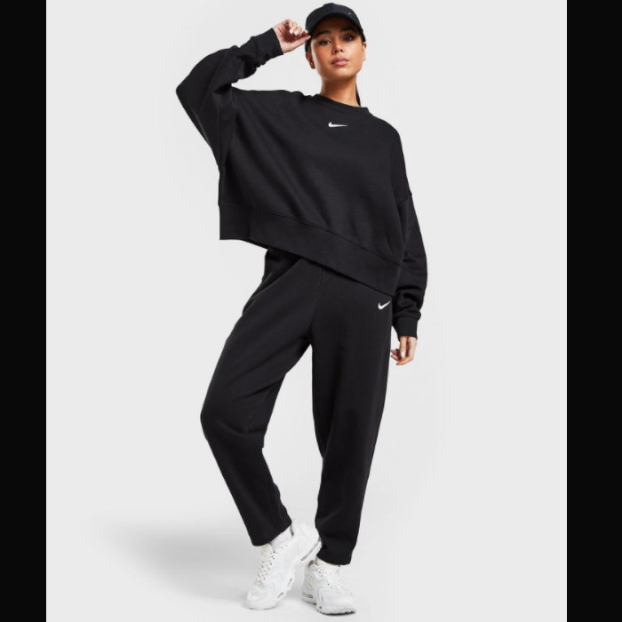 Nike スウェット・トレーナー 【注目アイテム】Nike Women Swoosh Oversized Crop Sweat Shirt(5)
