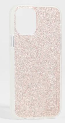 TED BAKER Smart Phone Cases Plain Glitter iPhone 8 Logo Icy Color Smart Phone Cases