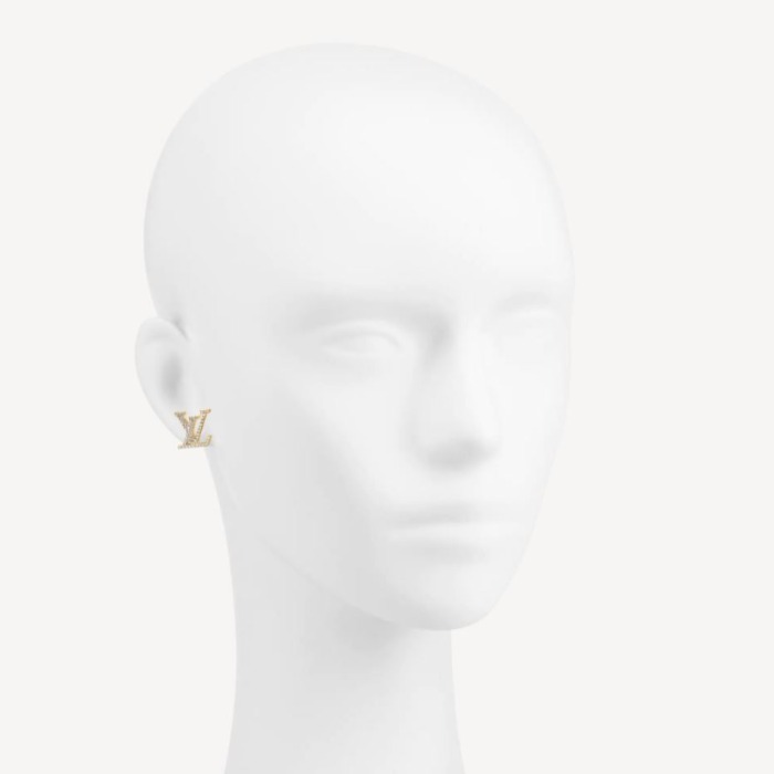 Louis Vuitton ピアス ルイヴィトン●LVアイコニック ストラス ピアス●(5)