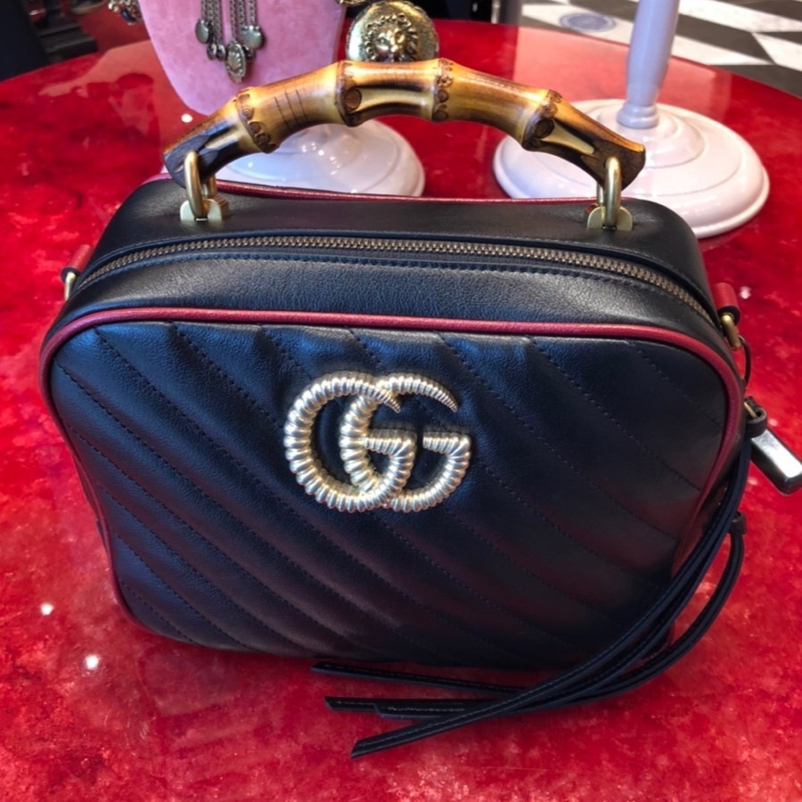 GUCCI【国内発/関税込】GGマーモント ハンドバッグ 602270
