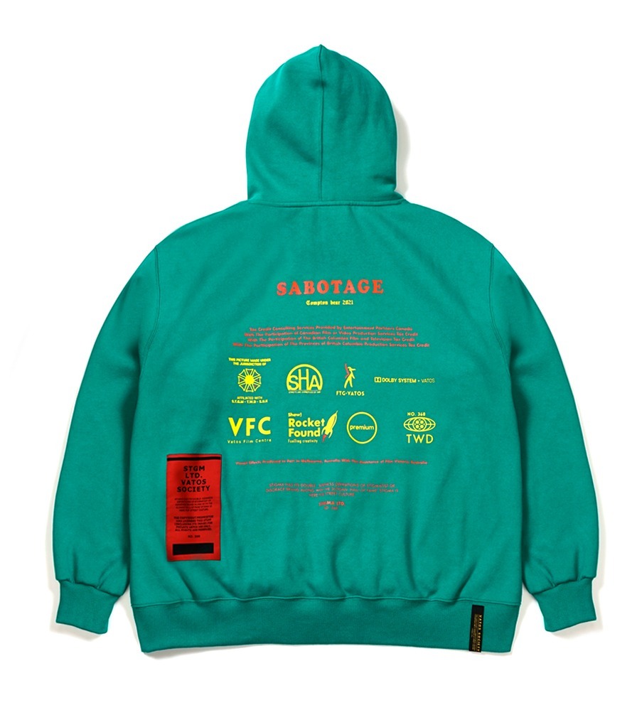 ☆関税込☆STIGMA☆SABOTAGE OVERSIZED HEAVY SWEAT HOODI.E