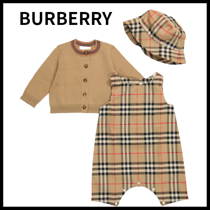 70cm『4年保証』 未使用 Burberry オーガニックコットン ジャンプ