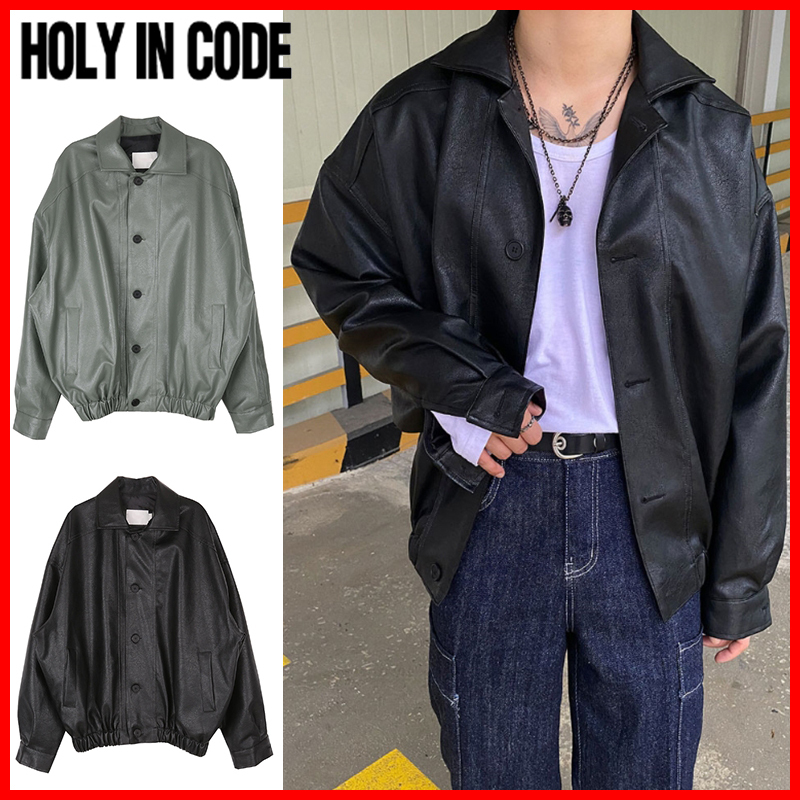 HOLY IN CODE(ホーリーインコード)★ Newtro Leather JK レザージャケット HOLY IN CODE(ホーリーインコード)★ Newtro Leather JK レザージャケット