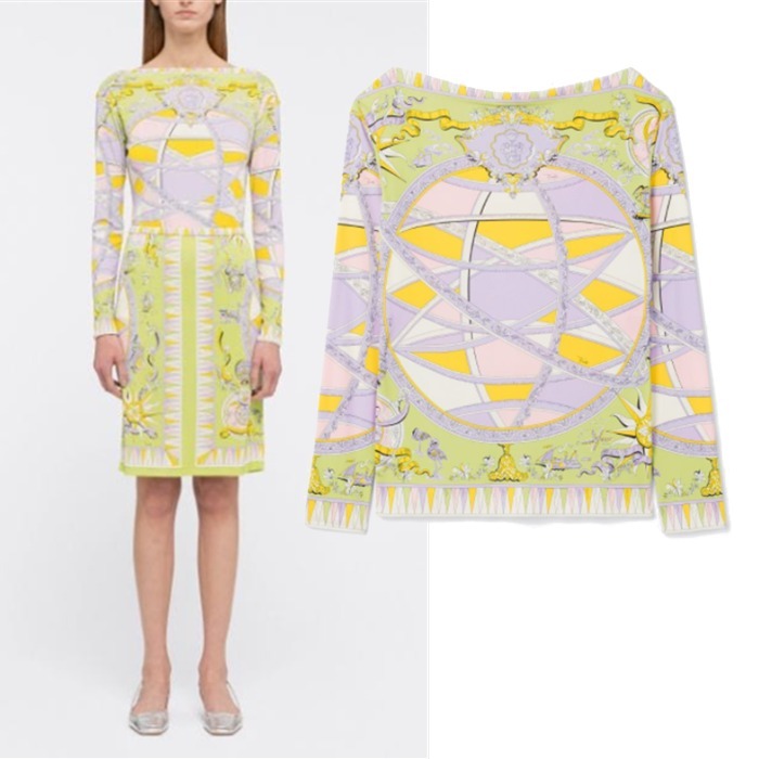 エミリオプッチ直営◇Astrolabio-Print Top◇トップス◇おしゃれ T ...