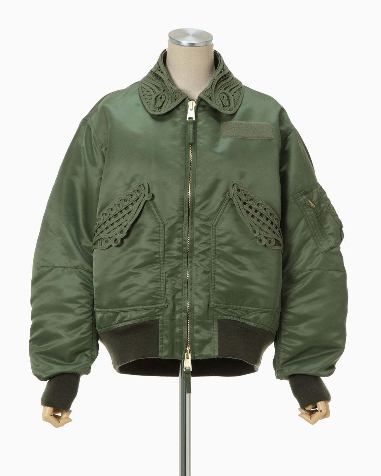 【Mame Kurogouchi】 Cording Embroidered Flight Jacket 全2色 ジャケット 【Mame Kurogouchi】 Cording Embroidered Flight Jacket 全2色 ジャケット