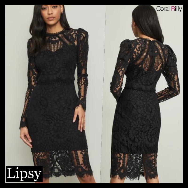 【特価】 ◇Lipsy◇VIP長袖ミディドレス (送料込) ワンピース 【特価】 ◇Lipsy◇VIP長袖ミディドレス (送料込) ワンピース