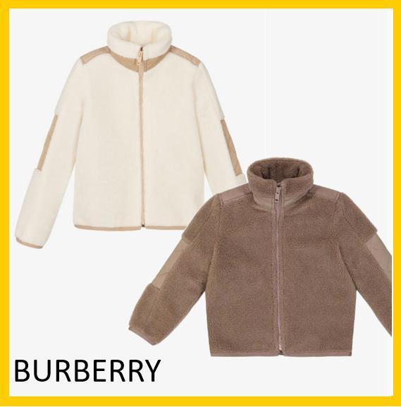 大人もOK BURBERRY kids テディ フリース ジャケット キッズアウター 大人もOK BURBERRY kids テディ フリース ジャケット キッズアウター