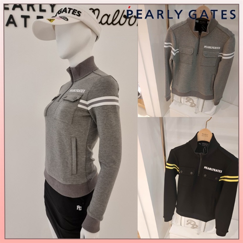 22SS☆新作 女性 斜めポイント ジップアップTシャツ/PEARLYGATES レディース・トップス 22SS☆新作 女性 斜めポイント ジップアップTシャツ/PEARLYGATES レディース・トップス