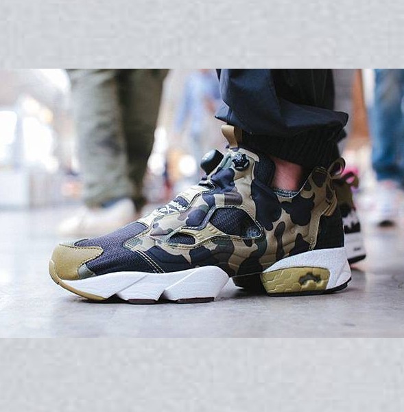 スニーカー A Bathing Ape Bape Reebok mita sneakers Instapump Fury Camo