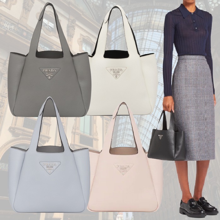 ☆PRADA☆プラダ フルー ミディアム レザートート