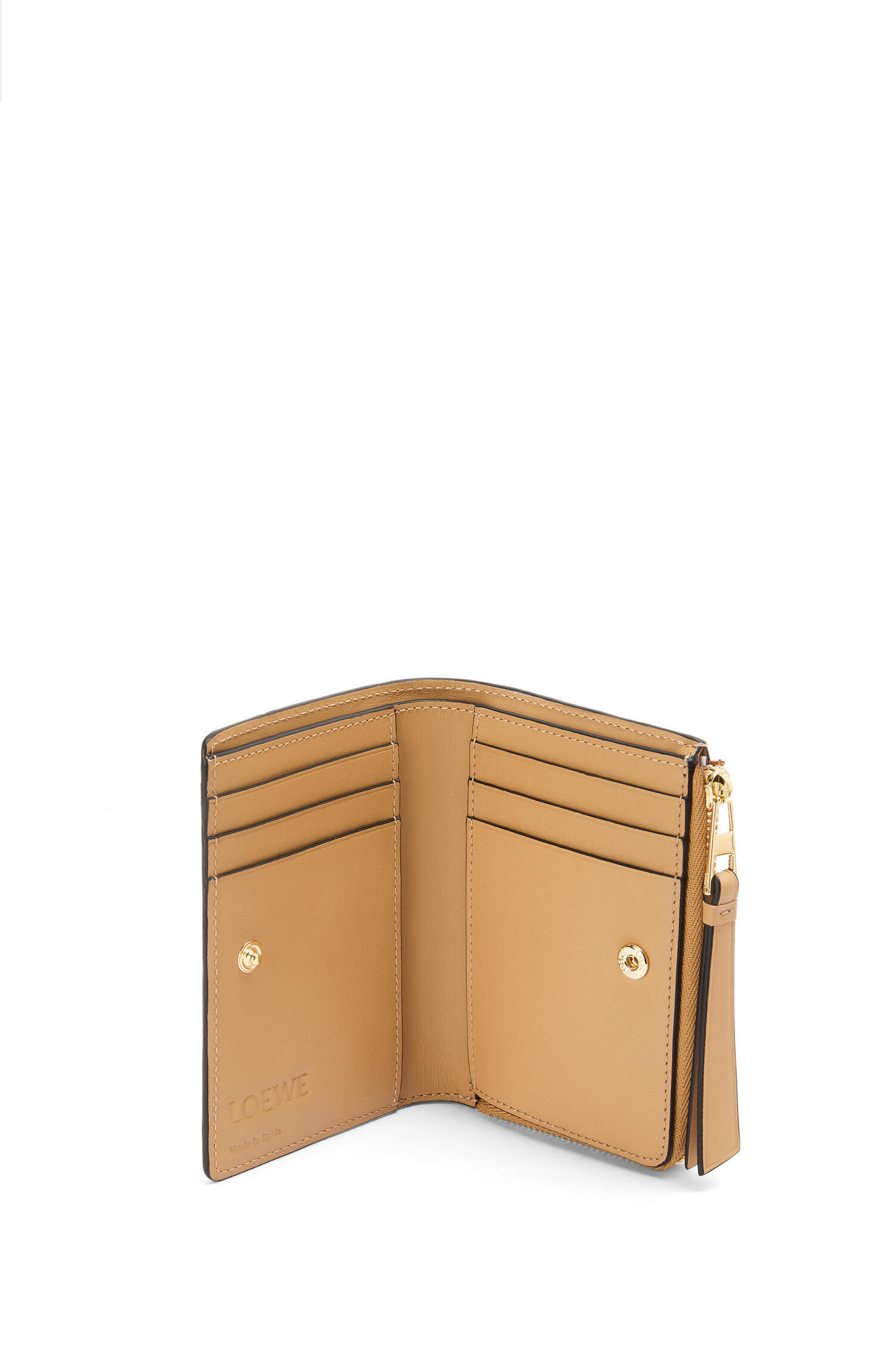【LOEWE】パズル スリム ジップ バイフォールド ウォレット